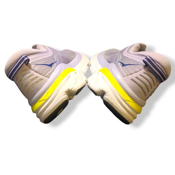 Hoka One One Bondi 7 Women's Running Shoes 10.5 Lavender Yellow Cushioned Read - Picture 8 of 15